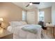 Bright bedroom with a comfortable bed and ample natural light at 3607 Mariposa St, Denver, CO 80211