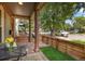 Spacious front porch with seating area and view of street at 3607 Mariposa St, Denver, CO 80211