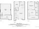 Floor plan of home displaying first, second, and third floors at 2902 W Long Cir # B, Littleton, CO 80120