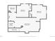 Basement floor plan with Gathering room, bedrooms, and a laundry room at 3998 Haddon Rd, Denver, CO 80205