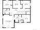 Upstairs floorplan showing bedrooms, bathrooms, a hall, and a laundry room at 26818 E 1St Pl, Aurora, CO 80018