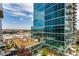 Modern high-rise building featuring glass facade and private balconies offering stunning views at 1700 Bassett St # 1102, Denver, CO 80202