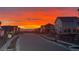 A beautiful street view during sunrise at 10102 Yampa Ct, Commerce City, CO 80022