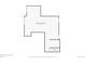 Basement floor plan displaying an unfinished layout with large open space at 2616 Loon Cir, Castle Rock, CO 80104