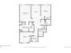 Second floor plan displaying bedrooms, bathrooms, a loft and laundry room at 2616 Loon Cir, Castle Rock, CO 80104