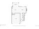 First floor plan displaying the layout of the kitchen, living room, bathroom and garage at 2616 Loon Cir, Castle Rock, CO 80104