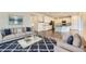 Open-concept living room that flows seamlessly into the modern kitchen, providing ample space for Gathering gatherings at 2616 Loon Cir, Castle Rock, CO 80104