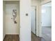 A compact utility room with practical fittings and convenient connections for laundry appliances at 18211 E 51St Ave, Denver, CO 80249