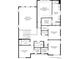 Second story floor plan highlighting primary bedroom, walk-in closets, and additional bedrooms with shared bathroom at 318 Welded Tuff Trl, Castle Rock, CO 80104