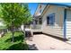 Back of the house has a small wooden deck and back yard at 1264 Banner Cir, Erie, CO 80516