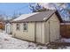 Detached garage with a storage shed at 141 N 5Th Ave, Brighton, CO 80601