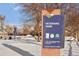 Veterans Park entrance sign in Brighton, Colorado, with playground visible at 141 N 5Th Ave, Brighton, CO 80601