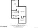 Floorplan of basement featuring a room, hall, bath, recreation room and electrical room at 10329 W Fair Ave # C, Littleton, CO 80127