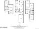 Set of floorplans for basement, main floor, and second floor at 10329 W Fair Ave # C, Littleton, CO 80127
