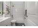 Modern bathroom featuring a tiled shower-over-tub, and stylish fixtures at 4752 E 108Th Pl, Thornton, CO 80233