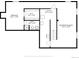 Basement floor plan featuring a bedroom, bathroom, utility room, and recreation room at 483 S Kingston Cir, Aurora, CO 80012
