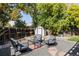 Cozy patio with seating area and gravel ground cover at 2719 S Truckee St, Aurora, CO 80013