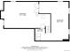 Floor plan of basement featuring laundry room, bedroom, and basement space at 7142 S Hudson Ln, Centennial, CO 80122