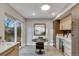 Breakfast nook features an eating area, natural light, and a built-in bar area at 2201 Juniper Ct, Boulder, CO 80304