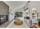 Stylish living room featuring a modern fireplace, comfortable seating, and open layout for seamless entertaining at 2201 Juniper Ct, Boulder, CO 80304