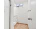Bright bathroom features a shower, white vanity, and modern fixtures at 7180 Zuni St, Denver, CO 80221