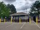 Pool house with locked iron fence and gated access at 14251 E 1St Dr # 305, Aurora, CO 80011