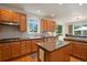 Kitchen with granite island and stainless steel appliances at 2975 Thunder Lake Cir, Lafayette, CO 80026