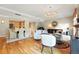 Spacious living space with open floor plan, modern decor, and hardwood floors at 2400 E Cherry Creek South Dr # 307, Denver, CO 80209