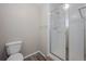 Bathroom with shower and toilet at 4795 S Yank Way, Morrison, CO 80465