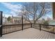 Private deck overlooking backyard at 4795 S Yank Way, Morrison, CO 80465