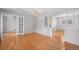 Spacious dining area with hardwood floors and French doors at 4795 S Yank Way, Morrison, CO 80465