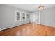 Dining room featuring hardwood floors and French doors at 4795 S Yank Way, Morrison, CO 80465