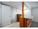 Basement area with countertop, drawers, cabinets, and storage space at 10490 W 78Th Ave, Arvada, CO 80005