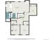 This floor plan reveals a basement with two bedrooms, a bathroom, and a recreation room at 10490 W 78Th Ave, Arvada, CO 80005