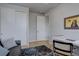 Well-lit home office with stylish desk, comfortable seating, and contemporary decor for a productive workspace at 1031 Turnberry Cir, Louisville, CO 80027