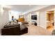 Spacious finished basement with plush carpeting and ample seating at 6762 Eagle Pl, Highlands Ranch, CO 80130