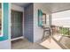 Inviting front porch features seating area for enjoying the outdoors at 354 Willowick Cir, Highlands Ranch, CO 80129