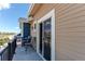 Cozy balcony with seating, offers an inviting outdoor space for relaxation at 767 Robert St, Longmont, CO 80503