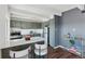Modern kitchen features stainless steel appliances, ample counter space, and stylish cabinetry at 1441 N Humboldt St # 505, Denver, CO 80218