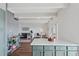 Open layout showcases kitchen's breakfast bar connecting the kitchen to the living room at 1441 N Humboldt St # 505, Denver, CO 80218