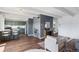 Open concept layout seamlessly connects the kitchen and living area, perfect for entertaining at 1441 N Humboldt St # 505, Denver, CO 80218