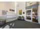 Well lit lobby featuring neutral decor, comfortable seating, mailboxes and convenient access to the building's entrance at 650 S Clinton St # 6D, Denver, CO 80247