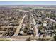 Scenic aerial shot of residential neighborhood featuring tree-lined streets and charming homes, creating a welcoming atmosphere at 2610 Heidelberg Dr, Boulder, CO 80305