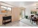 Dining area with views of the backyard and sliding glass door at 2610 Heidelberg Dr, Boulder, CO 80305