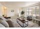 Bright living room showcasing contemporary decor, ample seating, and a large bay window at 2610 Heidelberg Dr, Boulder, CO 80305