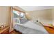 Bright bedroom with mountain views from the window at 420 Chinook Rd, Idaho Springs, CO 80452