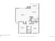 Floor plan showcasing the layout, dimensions, and spatial relationships within the house at 3365 Chisholm Trl # B102, Boulder, CO 80301