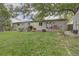 Lush backyard with green grass, mature trees, perfect for outdoor gatherings and relaxation at 4665 E Peakview Ave, Centennial, CO 80121