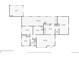 Detailed floor plan showcasing the layout of the home's living spaces, bedrooms, kitchen, and screened patio at 3075 S Emerson Way, Englewood, CO 80113