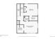 This floor plan features a primary bedroom, bathroom, and closet, plus a bedroom on the upper level at 3256 Federal Blvd, Denver, CO 80211